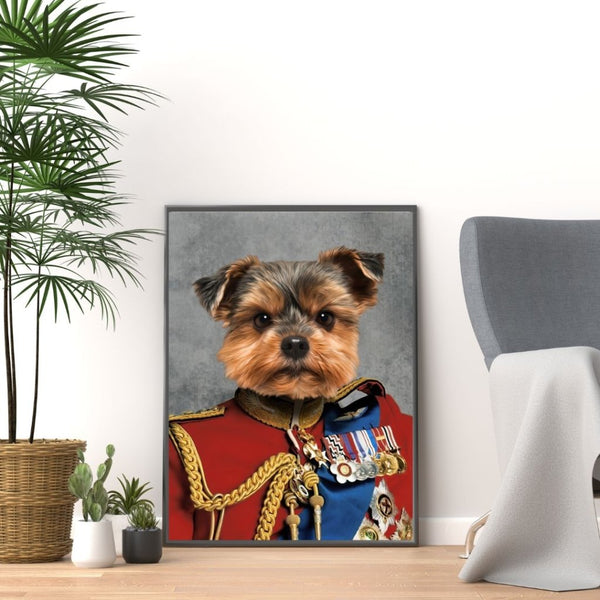 The Governor: Custom Pet Portrait | framed pet portrait | Paw & Glory