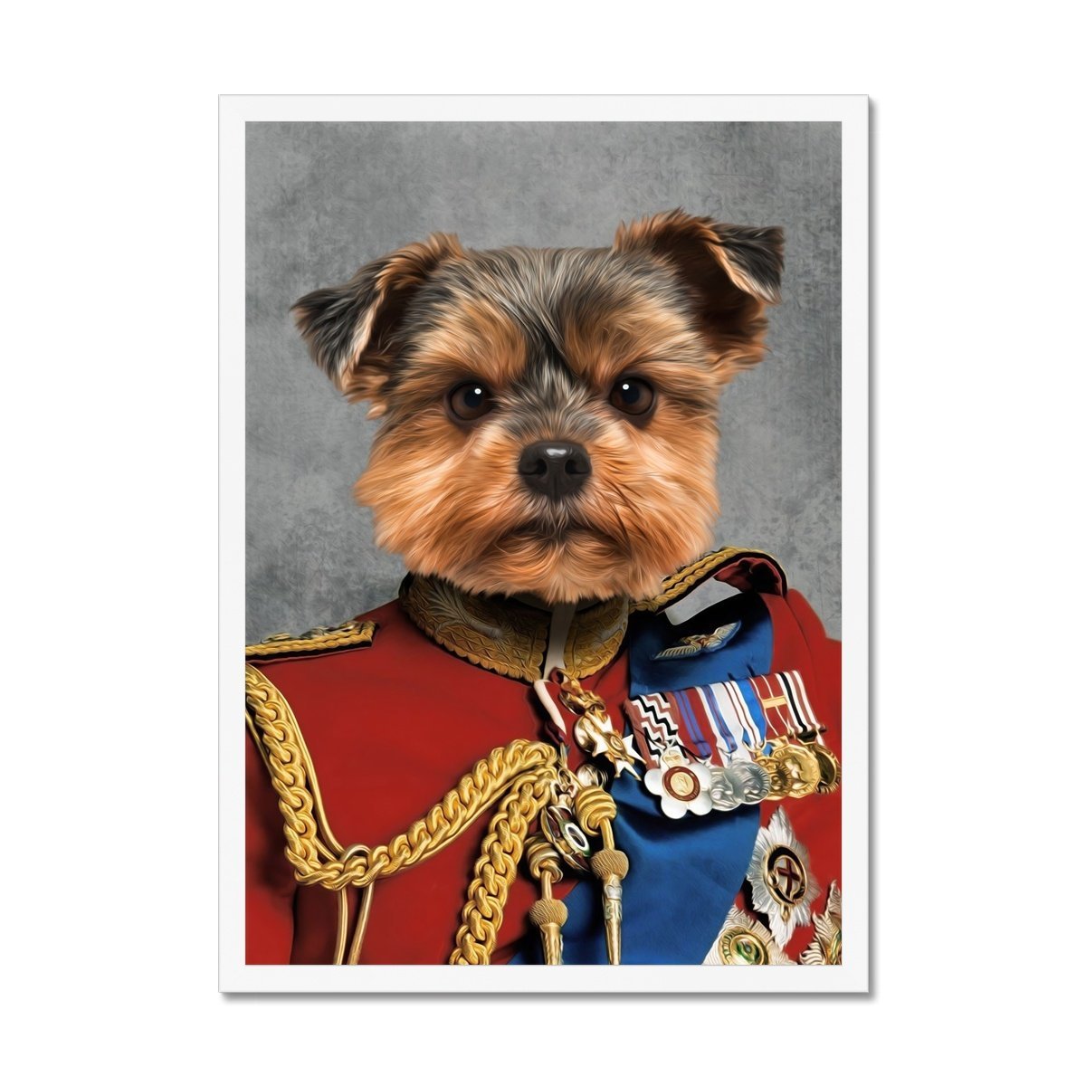 The Governor: Custom Pet Portrait - Paw & Glory - Dog Portraits - Pet Portraits