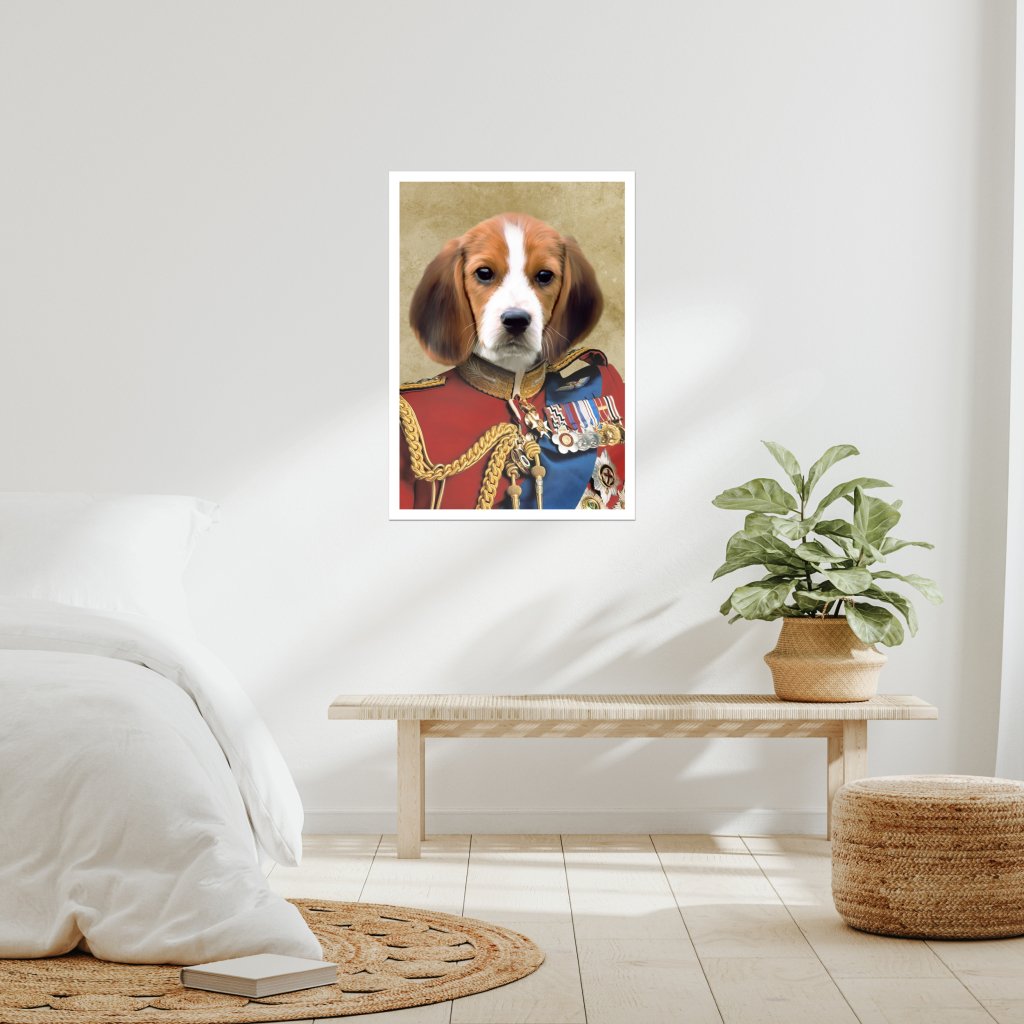 Pet Portraits | The Governor: Custom Pet Poster | Paw & Glory