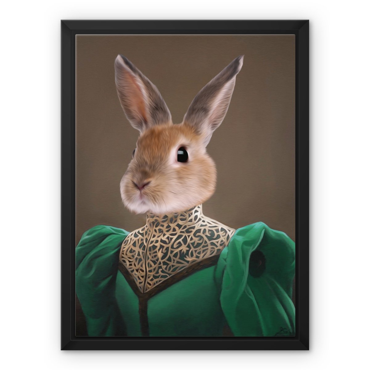 Pet Portraits | The Grand Dame: Custom Pet Canvas | Paw & Glory