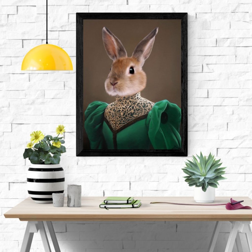 The Grand Dame: Custom Pet Portrait | Paw & Glory
