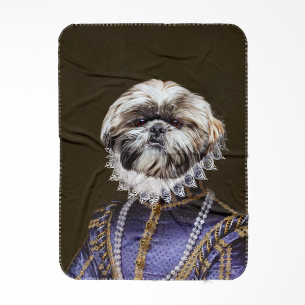The Grand Duchess: Custom Pet Blanket | royal pet portrait | Paw & Glory