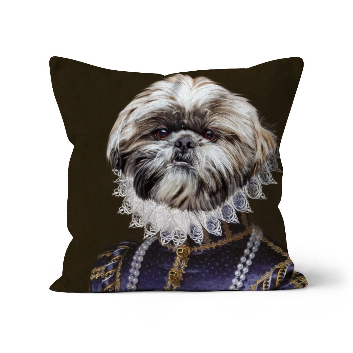 Pet Portraits | The Grand Duchess: Custom Pet Pillow | Paw & Glory