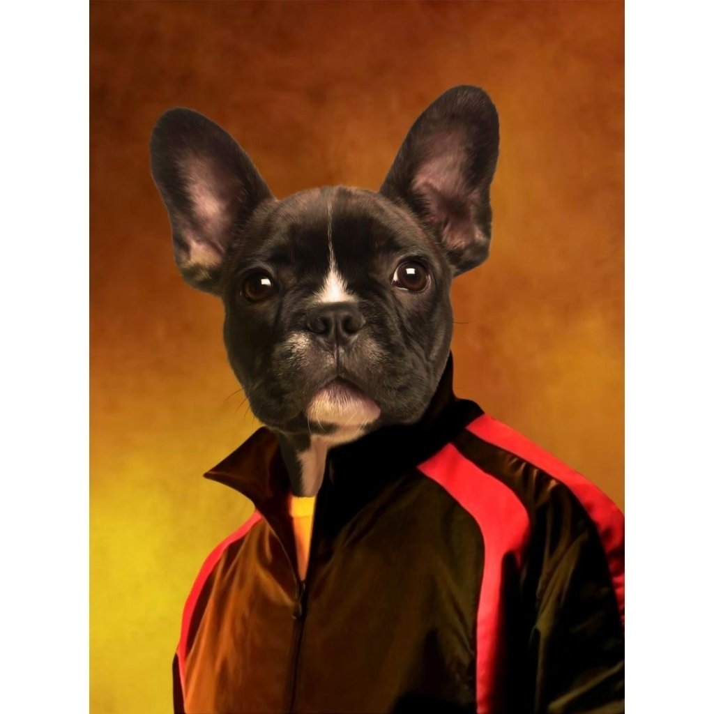 Pet Portraits | The Gray Man: Custom Digital Download Pet Portrait | Paw & Glory