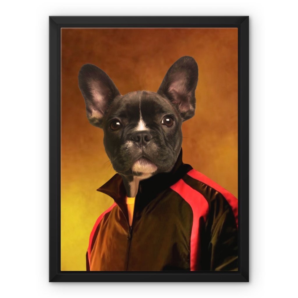 Pet Portraits | The Gray Man: Custom Pet Canvas | Paw & Glory