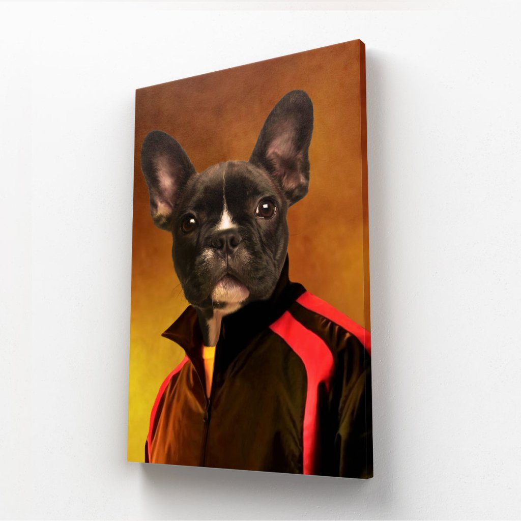 Pet Portraits | The Gray Man: Custom Pet Canvas | Paw & Glory