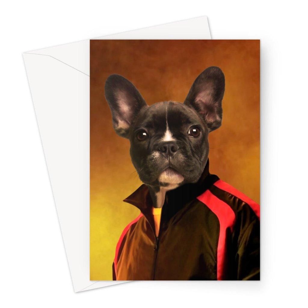 Pet Portraits | The Gray Man: Custom Pet Greeting Card | Paw & Glory