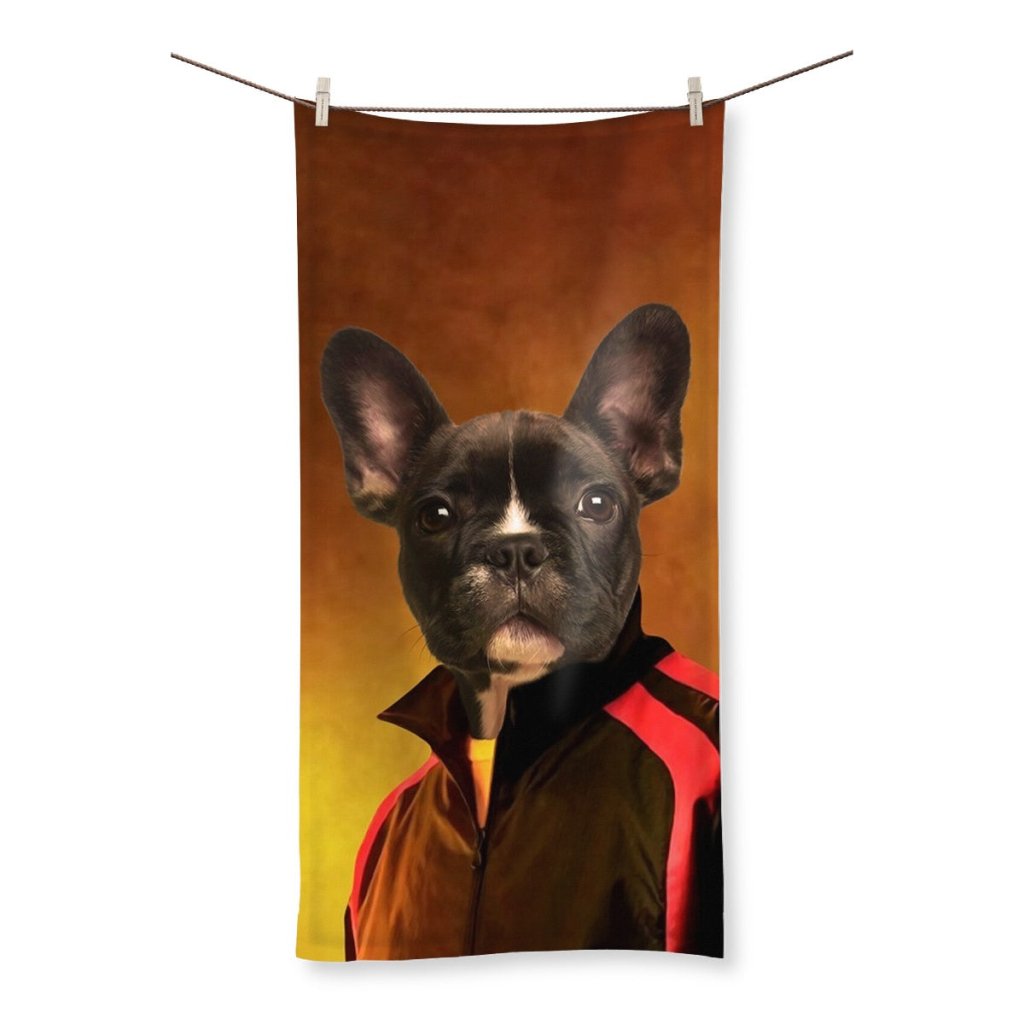 Pet Portraits | The Gray Man: Custom Pet Towel | Paw & Glory