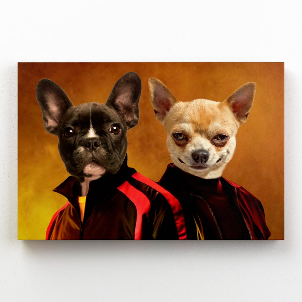 Pet Portraits | The Gray Men: Custom Pet Canvas | Paw & Glory
