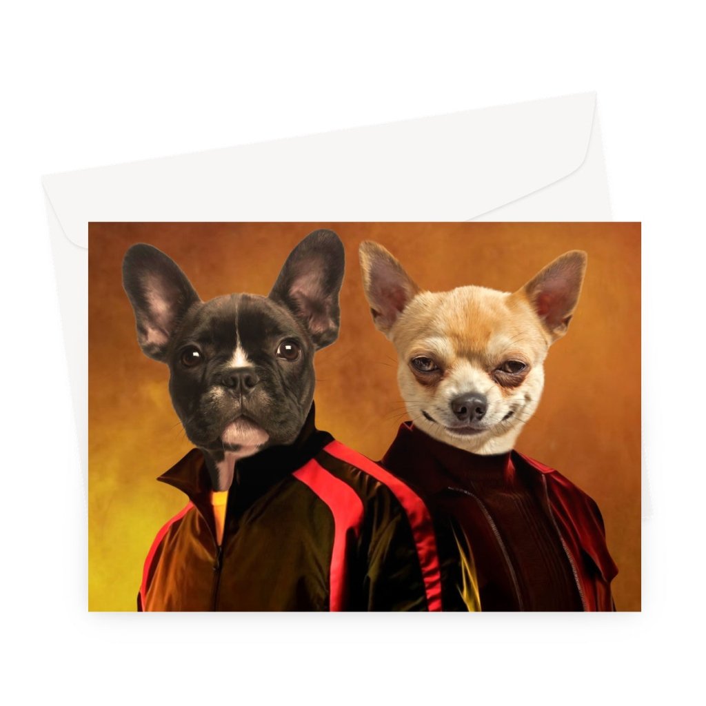 Pet Portraits | The Gray Men: Custom Pet Greeting Card | Paw & Glory