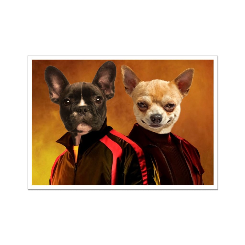 Pet Portraits | The Gray Men: Custom Pet Poster | Paw & Glory