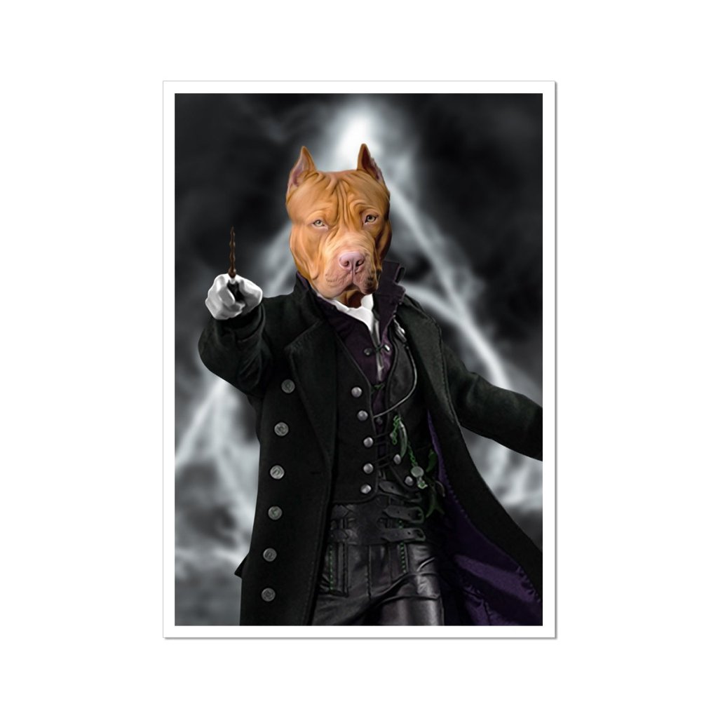 Pet Portraits | The Grindelwald (Harry Potter Inspired): Custom Pet Poster | Paw & Glory