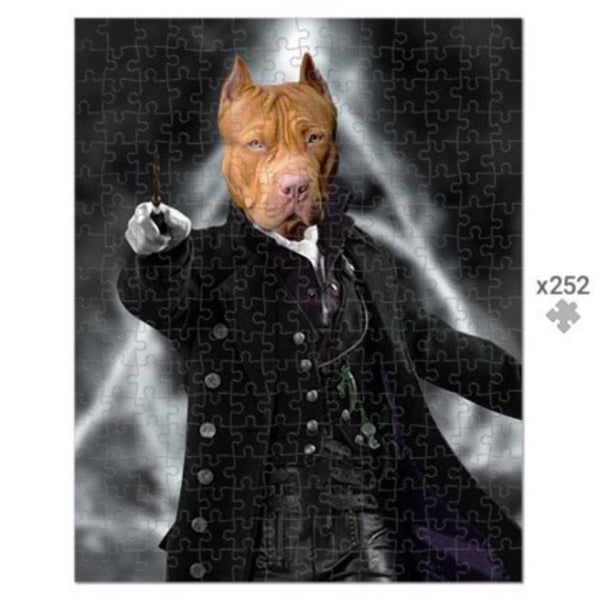 Dark Wizard Custom Pet Puzzle | Pet Lover Gift | Paw & Glory