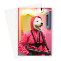 The Guard (Squid Games Inspired): Custom Pet Greeting Card