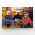 The Guys (Friends Inspired): Custom Pet Canvas