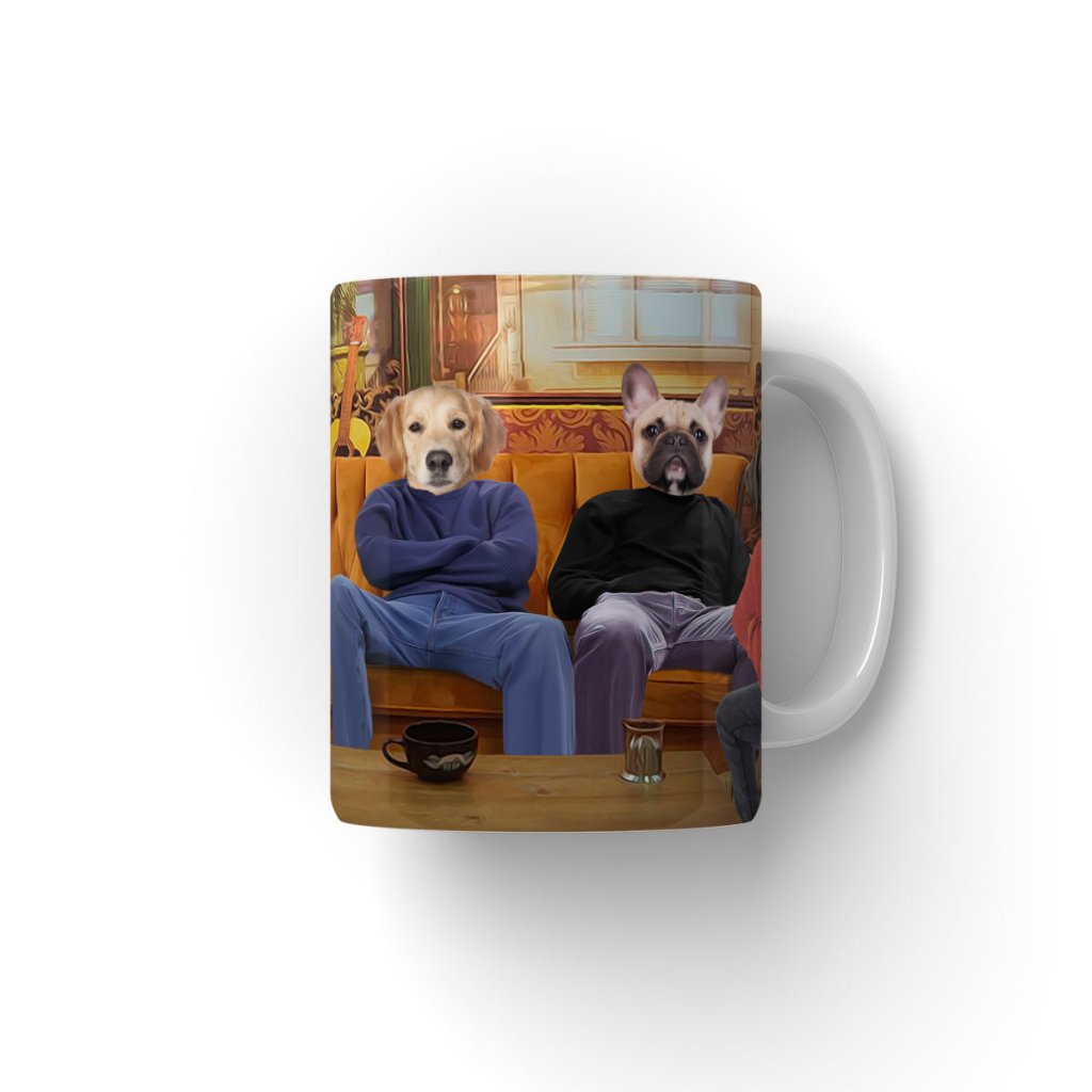 Pet Portraits | The Guys (Friends Inspired): Custom Pet Coffee Mug | Paw & Glory