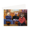 Coffee House Guys: Custom Pet Greeting Card