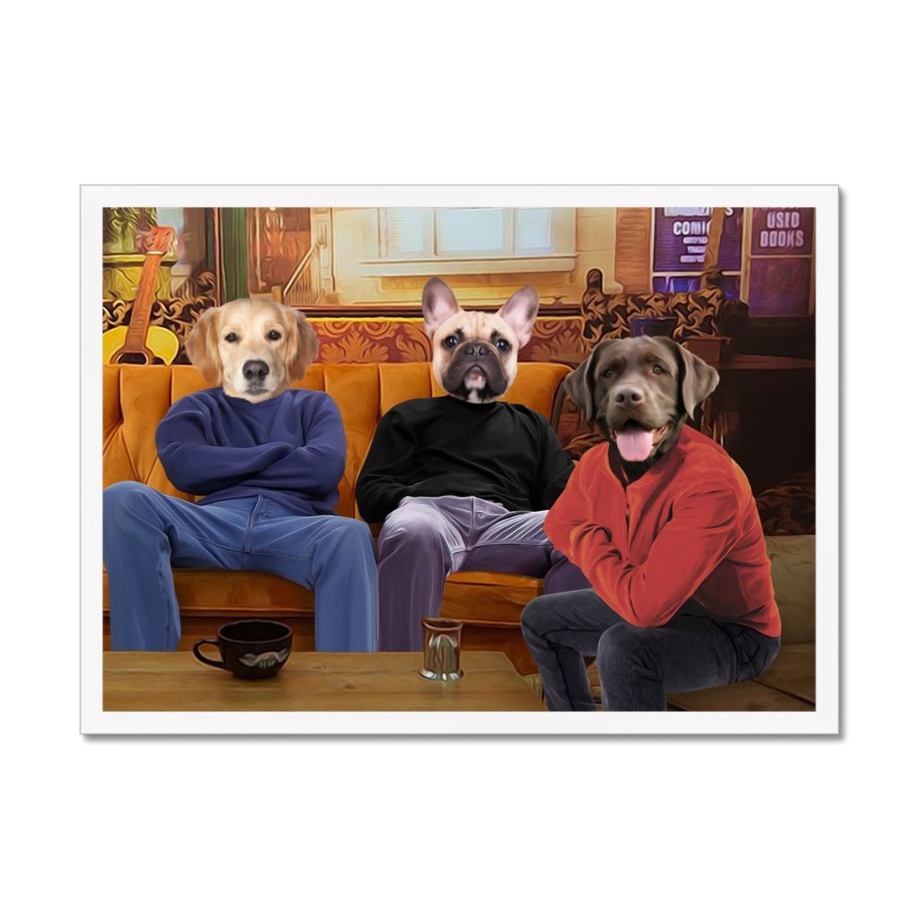 Coffee House Guys Custom Pet Portrait | Paw & Glory
