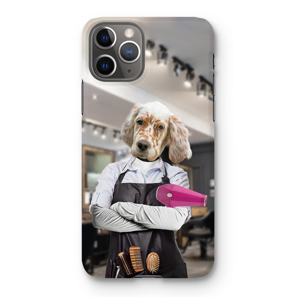 Pet Portraits | The Hair Stylist: Custom Pet Phone Case | Paw & Glory