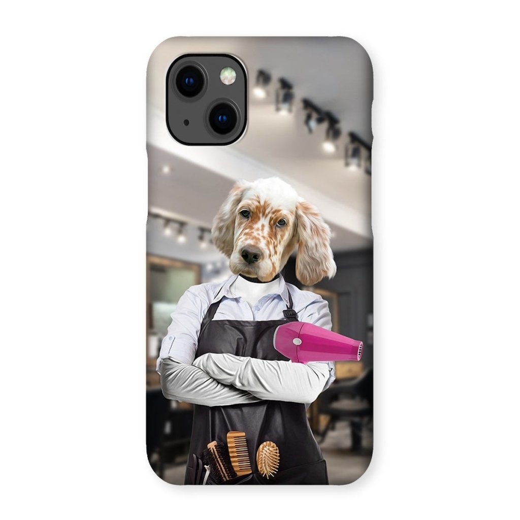 Pet Portraits | The Hair Stylist: Custom Pet Phone Case | Paw & Glory