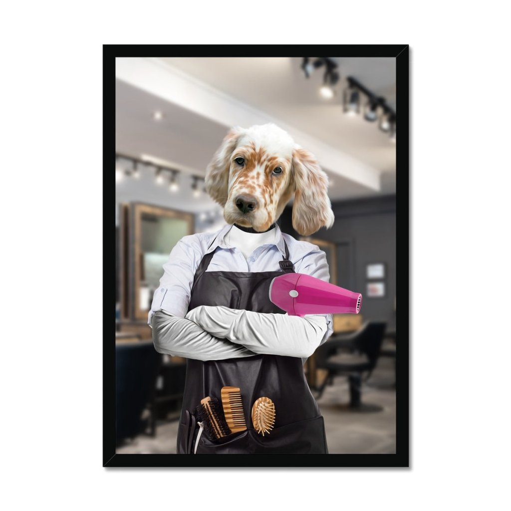 Pet Portraits | The Hair Stylist: Custom Pet Portrait | Paw & Glory