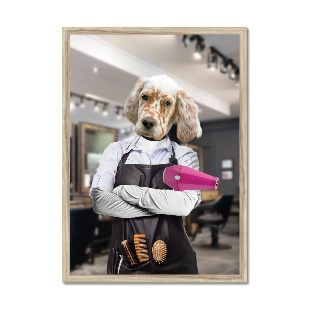 Pet Portraits | The Hair Stylist: Custom Pet Portrait | Paw & Glory