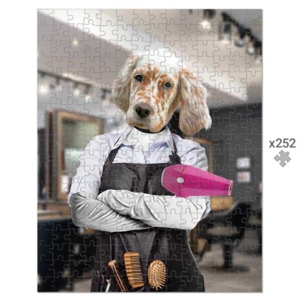 Pet Portraits | The Hair Stylist: Custom Pet Puzzle | Paw & Glory