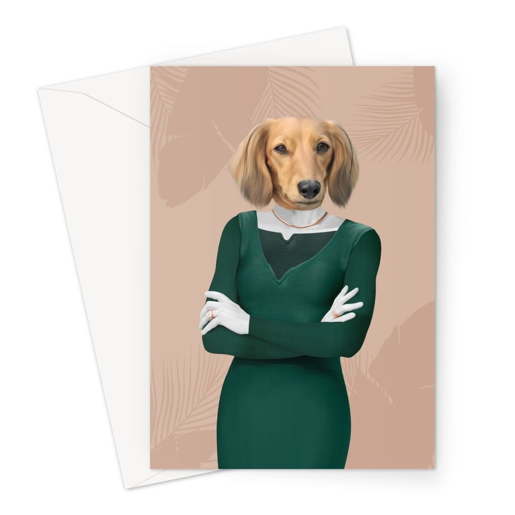 Pet Portraits | The Heather (Real Housewives of Orange County): Custom Pet Greeting Card | Paw & Glory