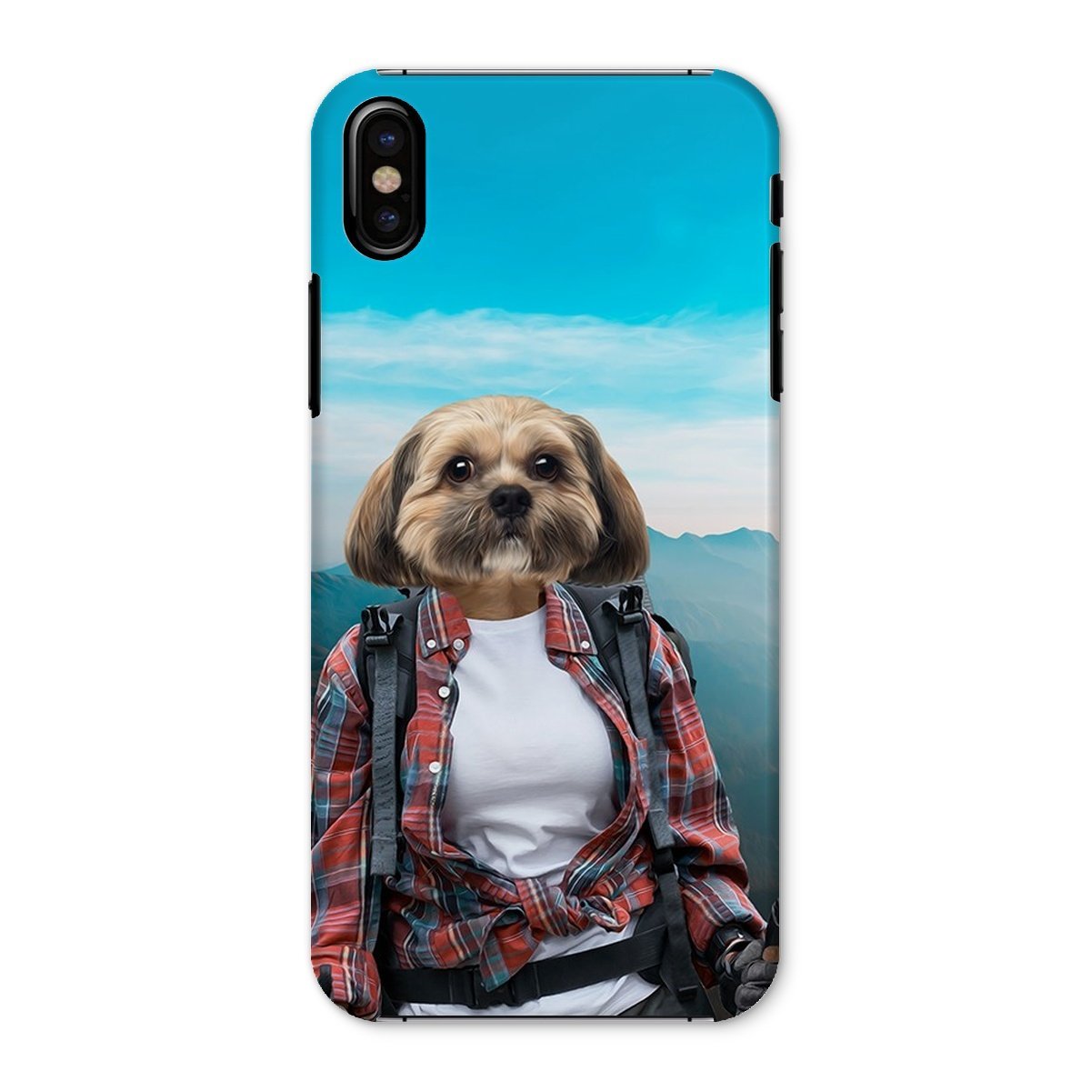 Pet Portraits | The Hiker: Custom Pet Phone Case | Paw & Glory