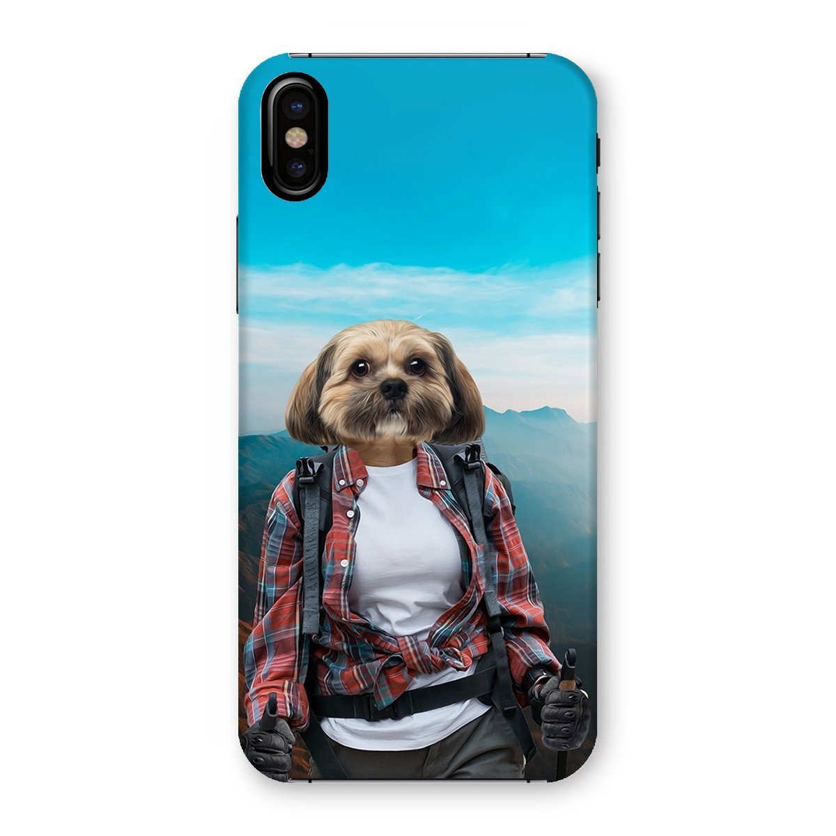 Pet Portraits | The Hiker: Custom Pet Phone Case | Paw & Glory