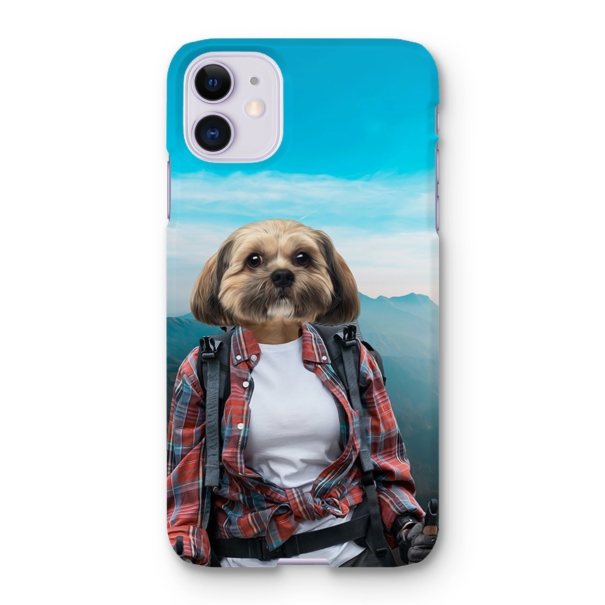 Pet Portraits | The Hiker: Custom Pet Phone Case | Paw & Glory