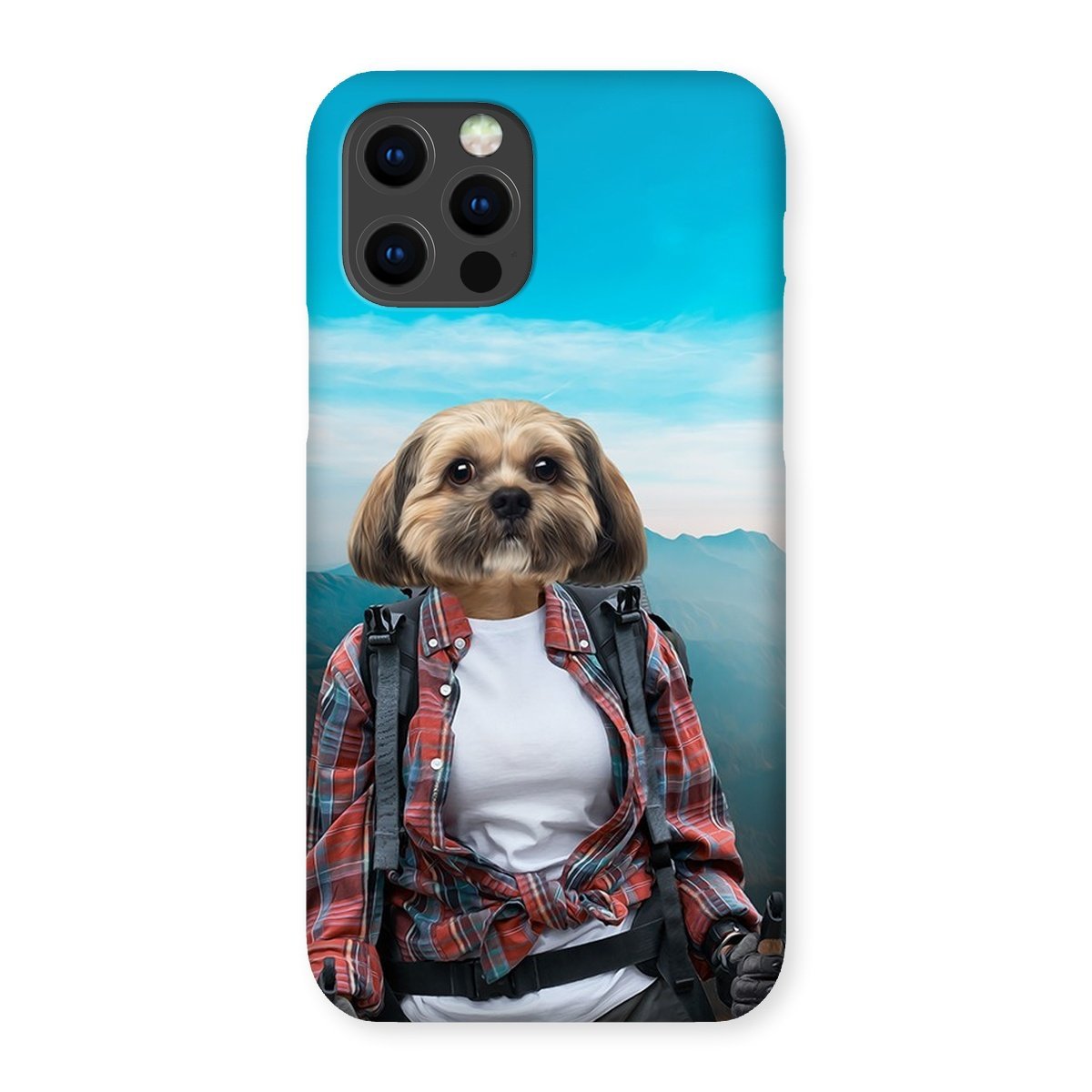 Pet Portraits | The Hiker: Custom Pet Phone Case | Paw & Glory