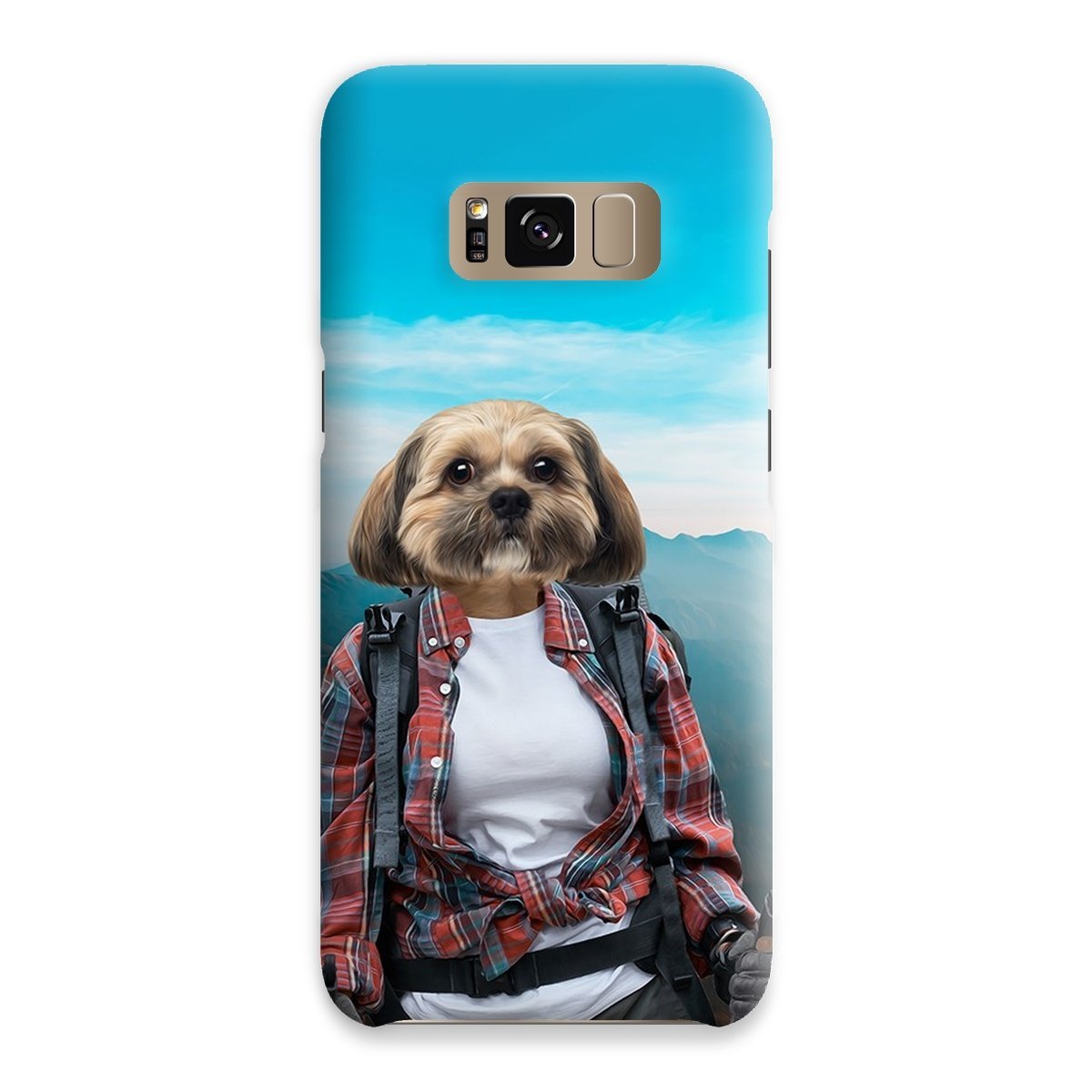 Pet Portraits | The Hiker: Custom Pet Phone Case | Paw & Glory