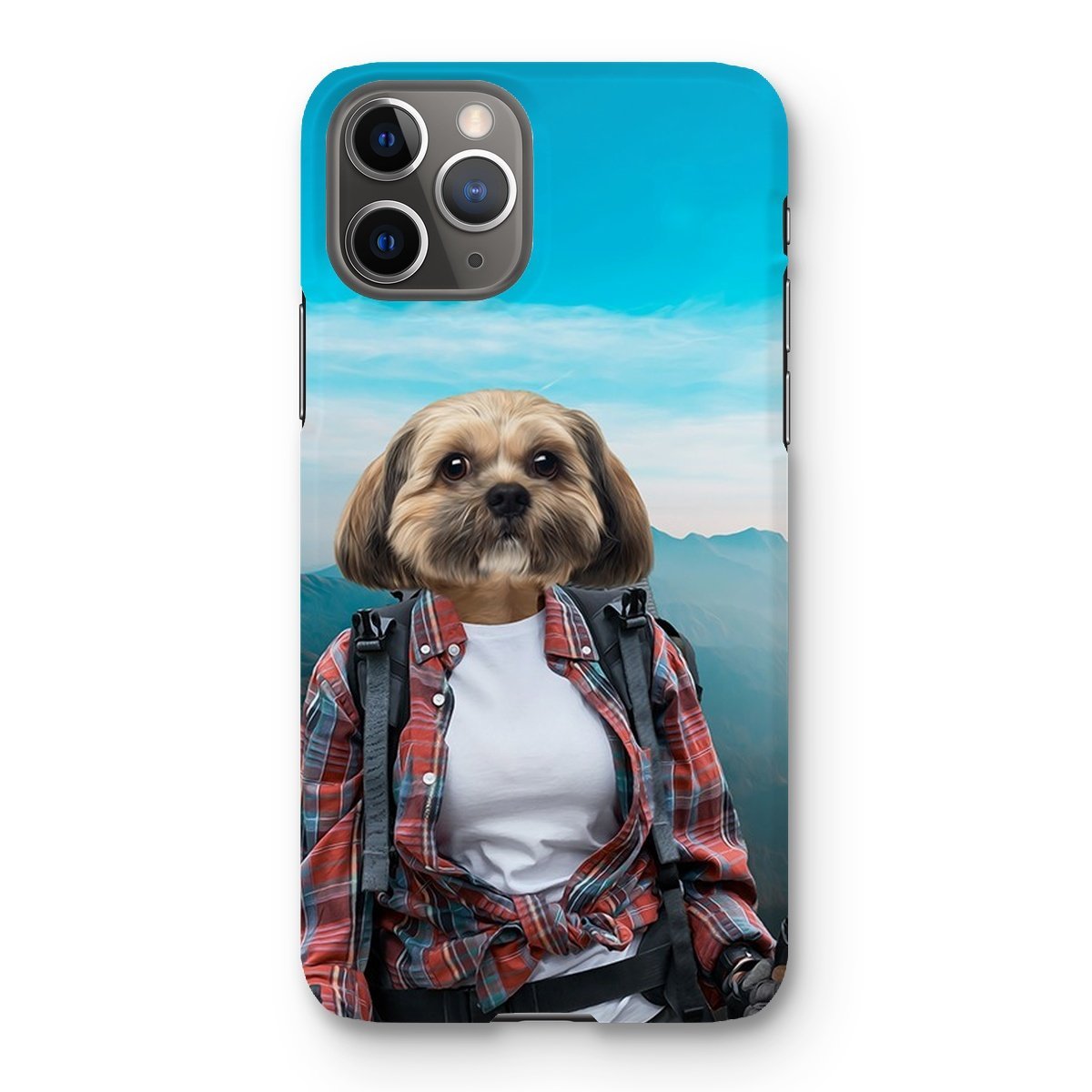 Pet Portraits | The Hiker: Custom Pet Phone Case | Paw & Glory