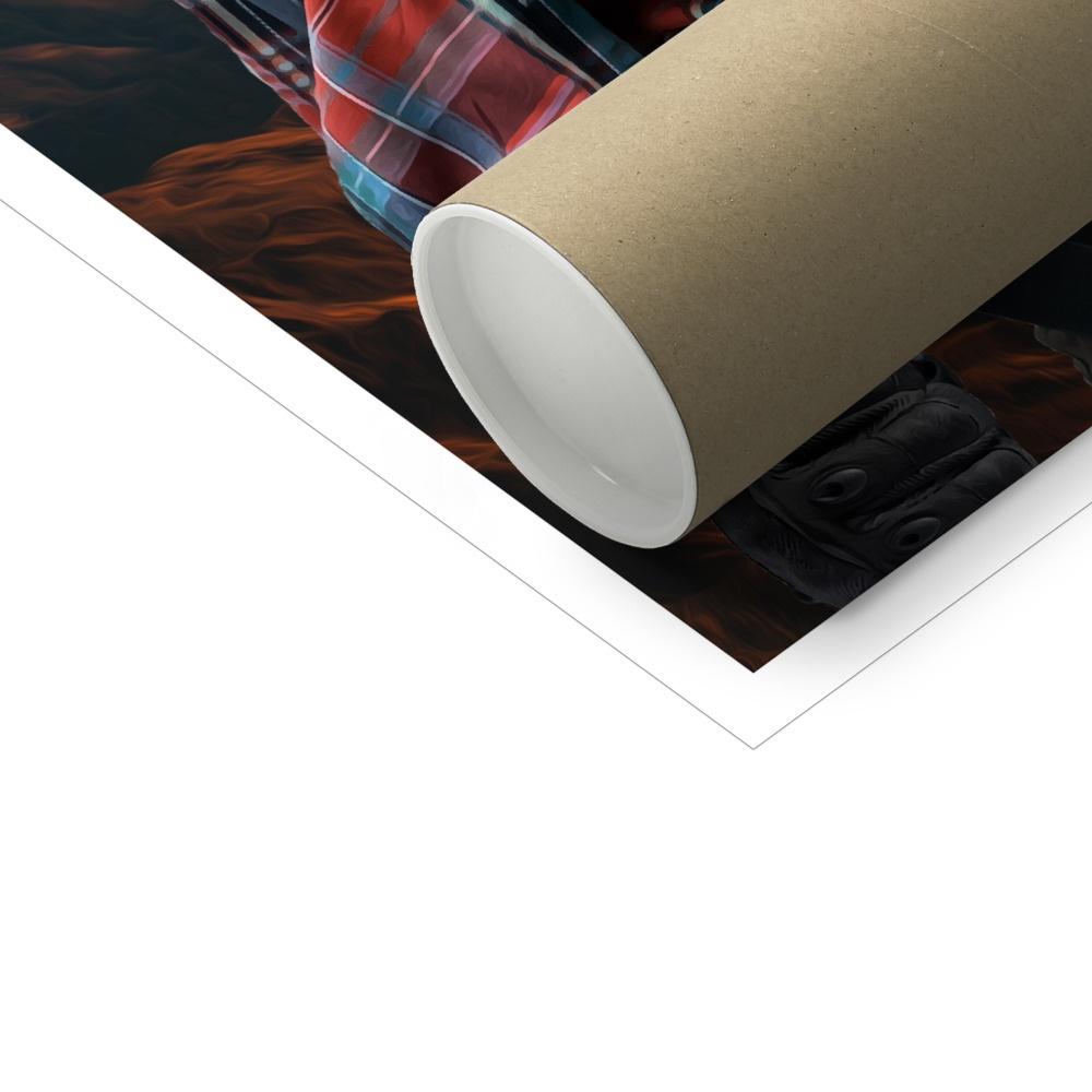 Pet Portraits | The Hiker: Custom Pet Poster | Paw & Glory