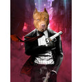 The Hitman: Custom Digital Download Pet Portrait