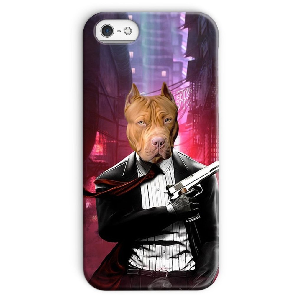 Pet Portraits | The Hitman: Custom Pet Phone Case | Paw & Glory