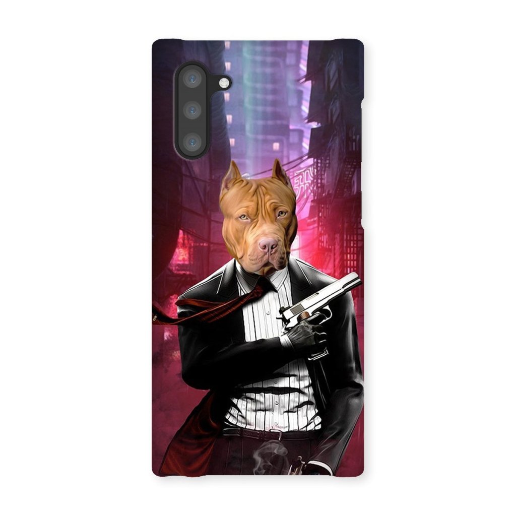 Pet Portraits | The Hitman: Custom Pet Phone Case | Paw & Glory