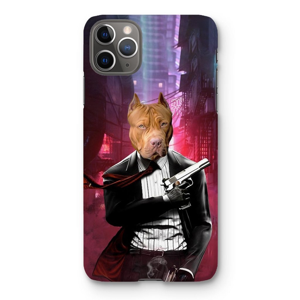 Pet Portraits | The Hitman: Custom Pet Phone Case | Paw & Glory