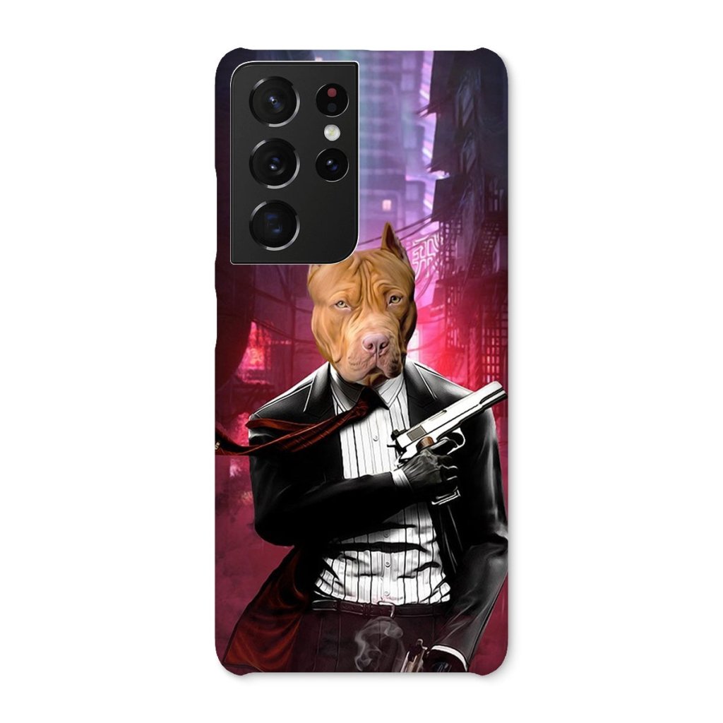 Pet Portraits | The Hitman: Custom Pet Phone Case | Paw & Glory