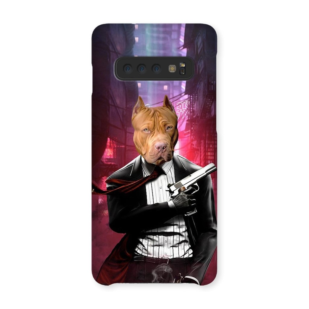 Pet Portraits | The Hitman: Custom Pet Phone Case | Paw & Glory