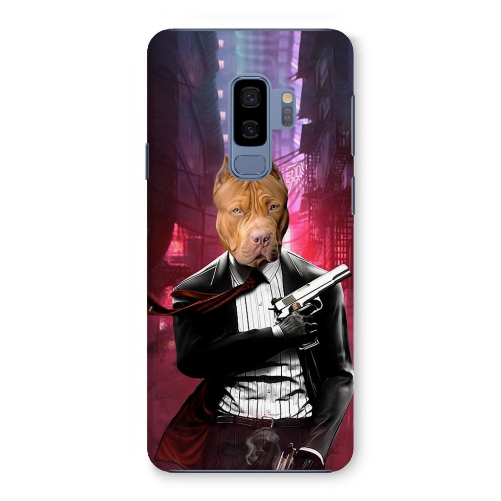 Pet Portraits | The Hitman: Custom Pet Phone Case | Paw & Glory