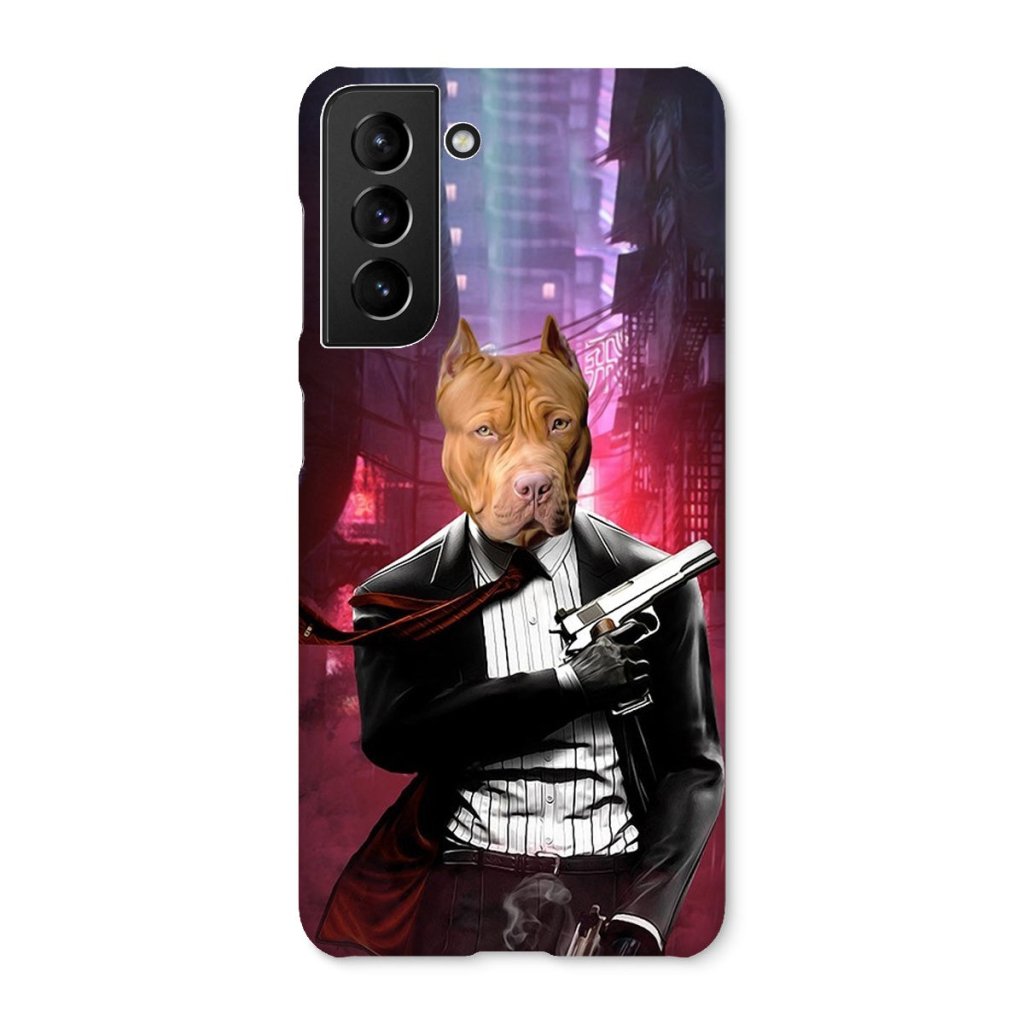 Pet Portraits | The Hitman: Custom Pet Phone Case | Paw & Glory