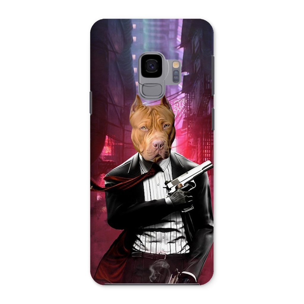 Pet Portraits | The Hitman: Custom Pet Phone Case | Paw & Glory