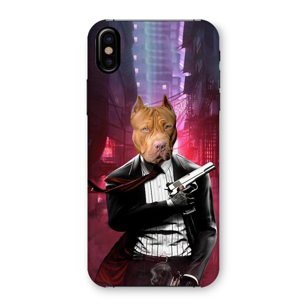 Pet Portraits | The Hitman: Custom Pet Phone Case | Paw & Glory