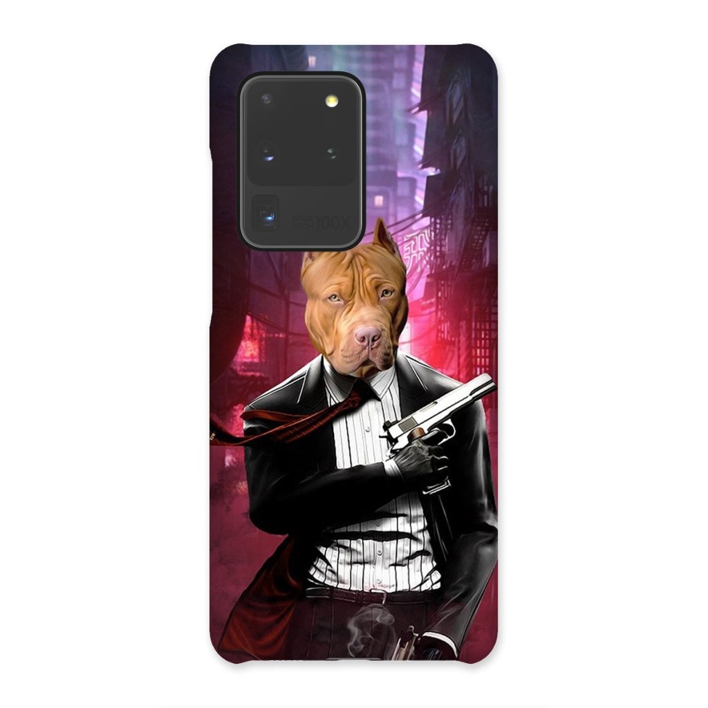 Pet Portraits | The Hitman: Custom Pet Phone Case | Paw & Glory