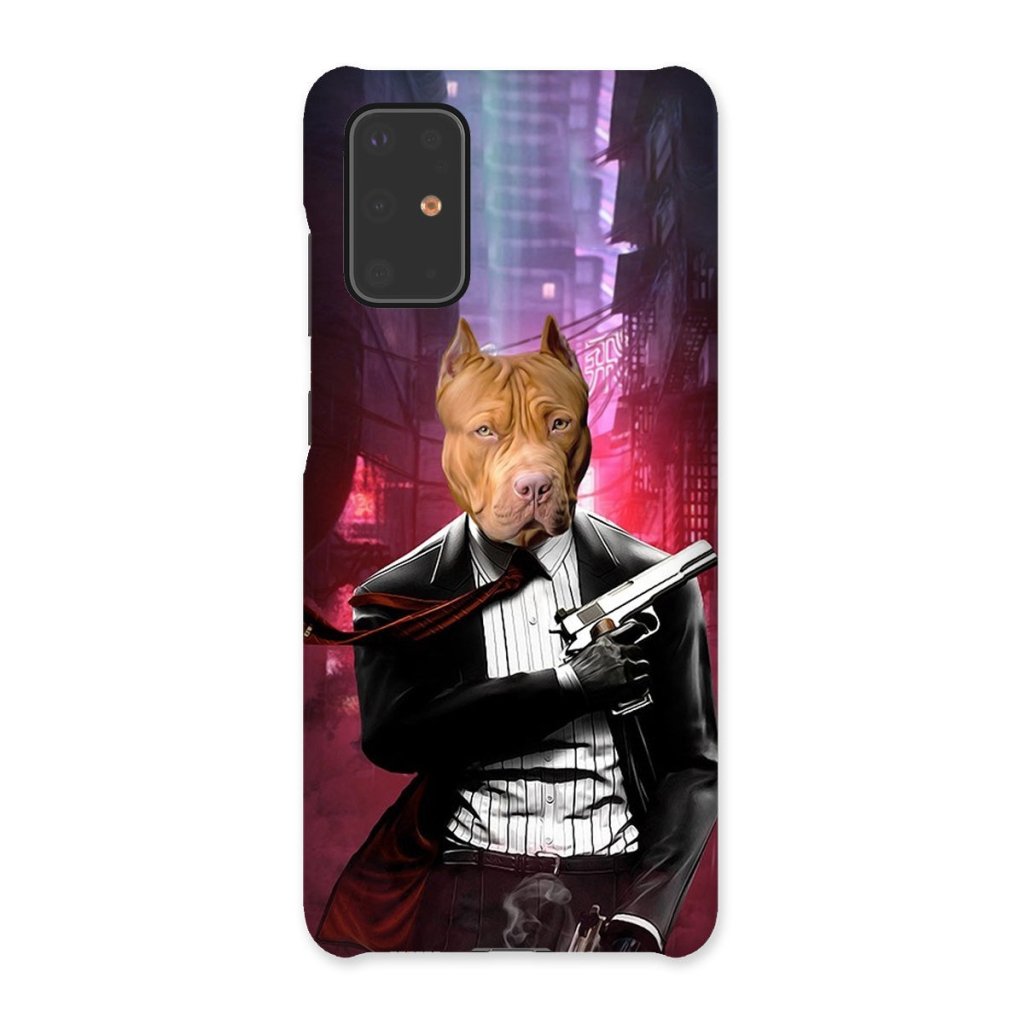 Pet Portraits | The Hitman: Custom Pet Phone Case | Paw & Glory