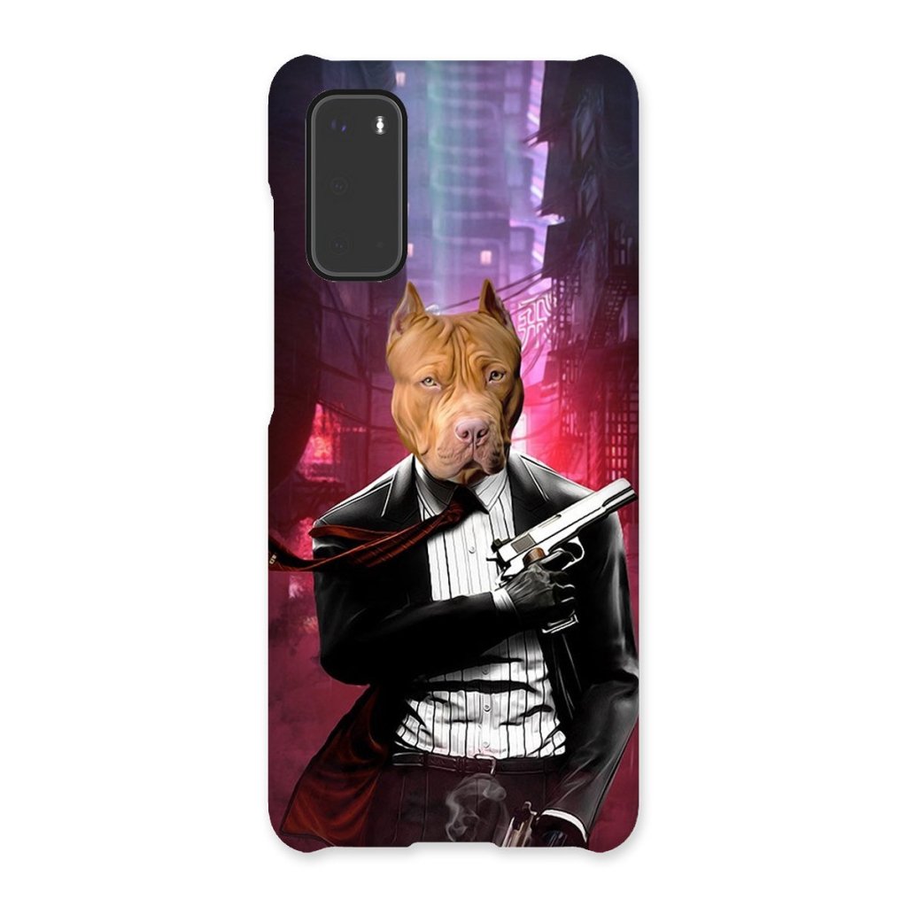 Pet Portraits | The Hitman: Custom Pet Phone Case | Paw & Glory