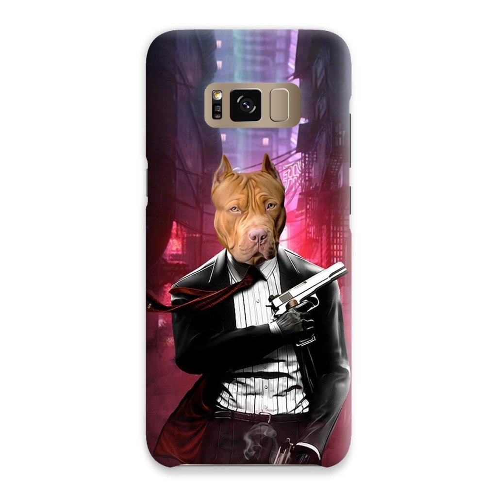 Pet Portraits | The Hitman: Custom Pet Phone Case | Paw & Glory