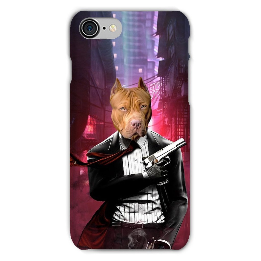 Pet Portraits | The Hitman: Custom Pet Phone Case | Paw & Glory